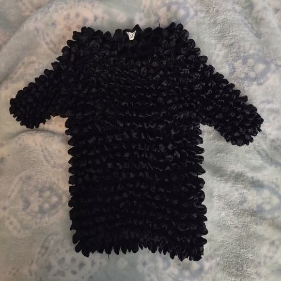 Tops - Short sleeve bubble crinkle shirt